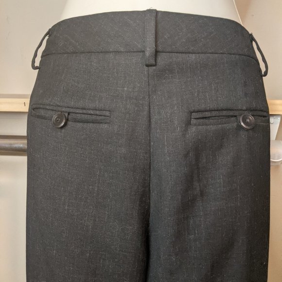 Kensie Dark Charcoal Gray Straight Leg Pants - Picture 4 of 5